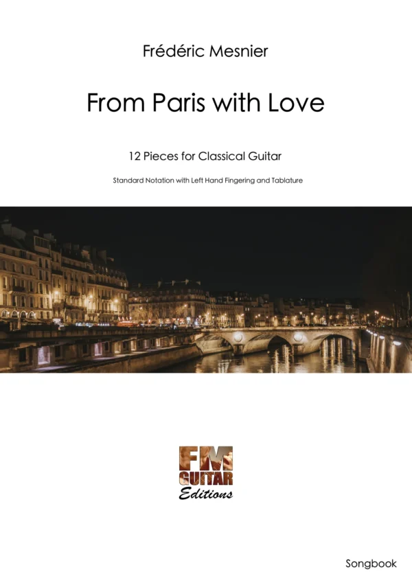From Paris With Love Songbook Cover