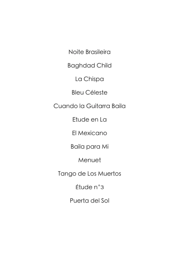 La Chispa Songbook Pieces