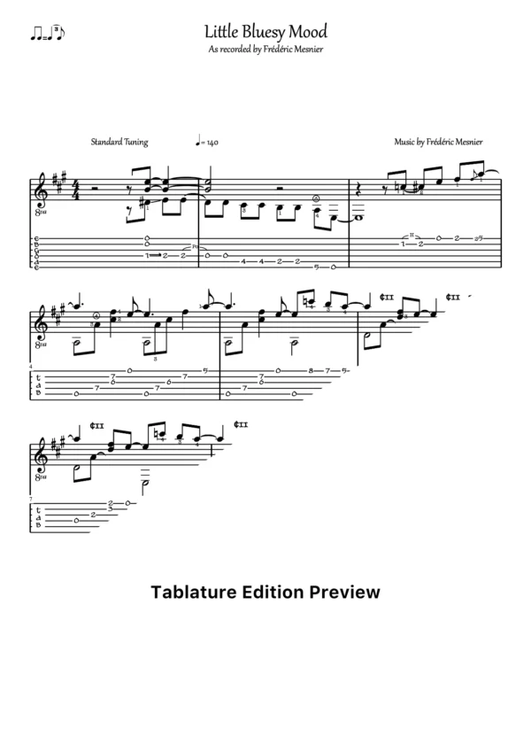 Little Bluesy Mood Tab