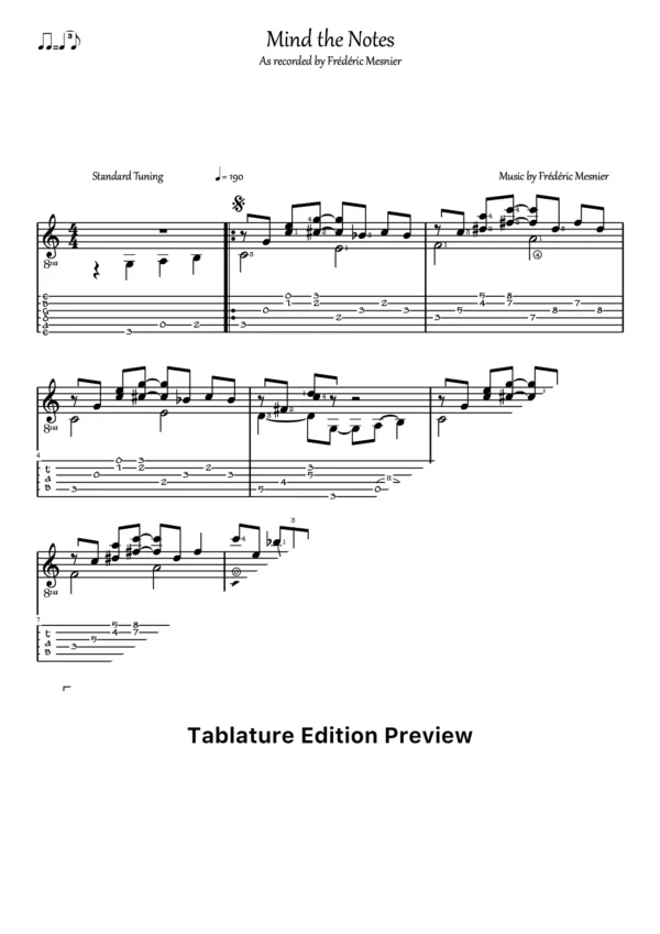 Mind The Notes Tab