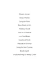 Song For Paris Songbook Pieces