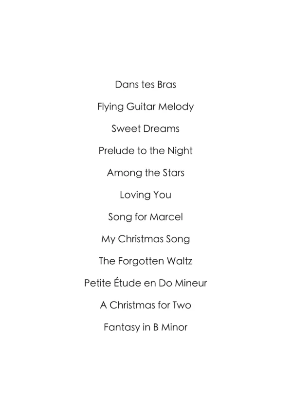 Sweet Dreams Songbook Pieces