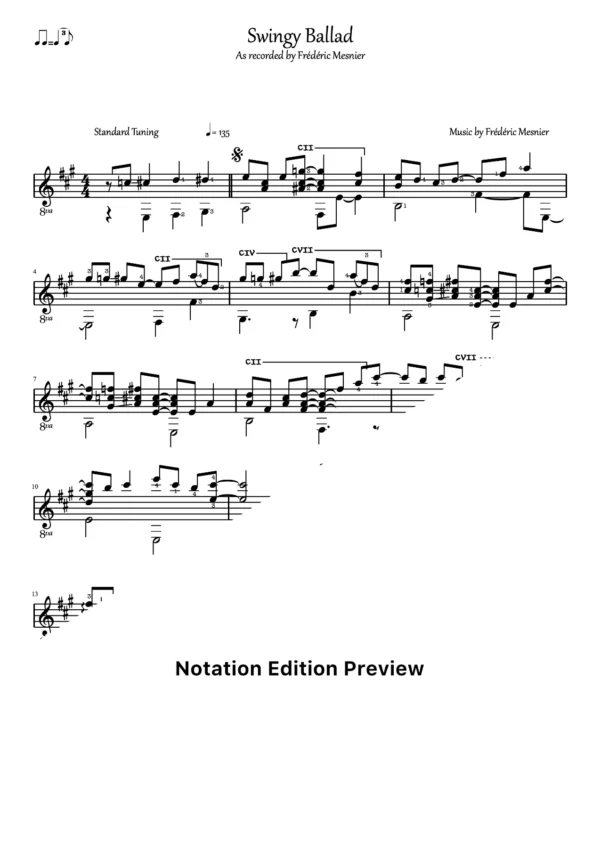 Swingy Ballad Score