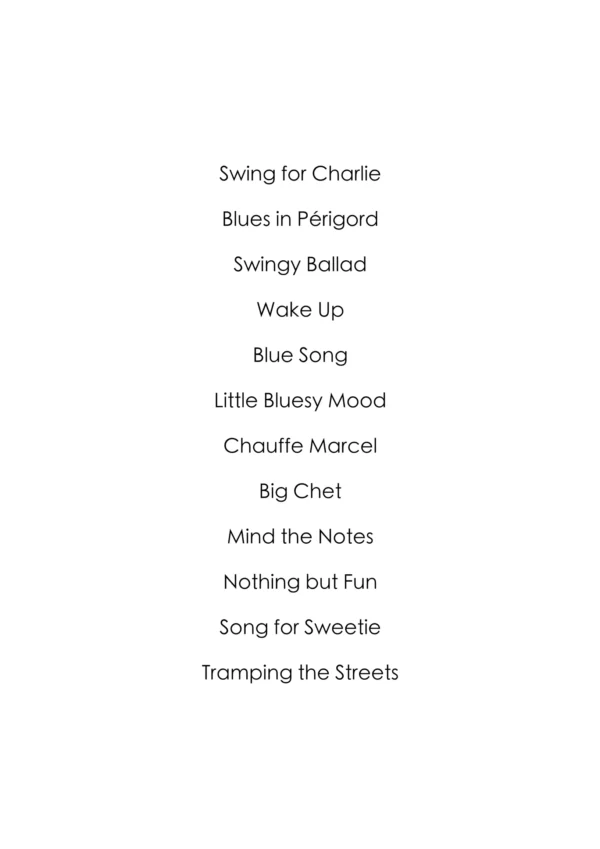 Swingy Ballads Songbook Pieces