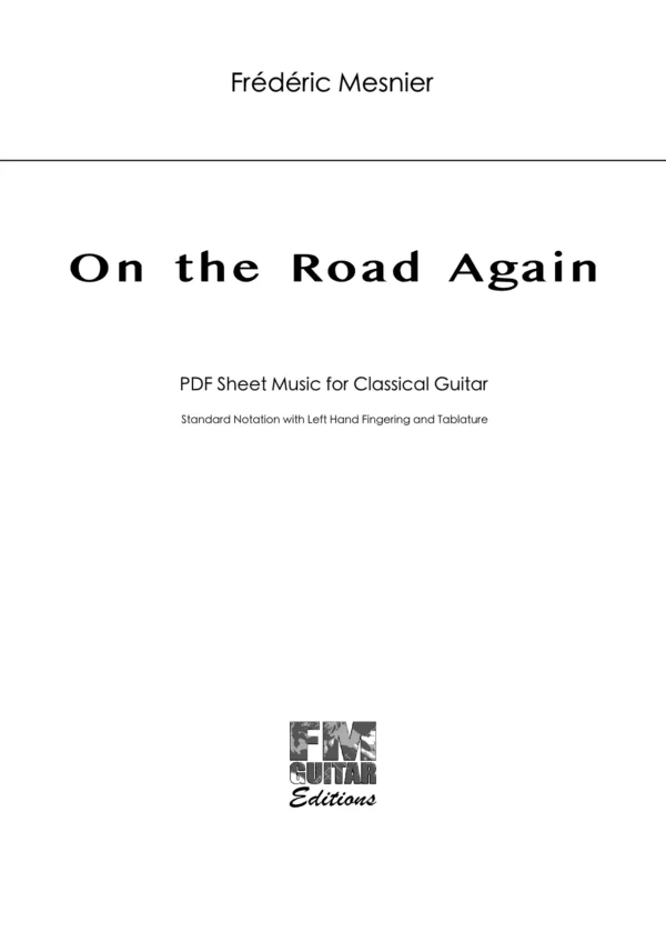 Cover On The Road Again