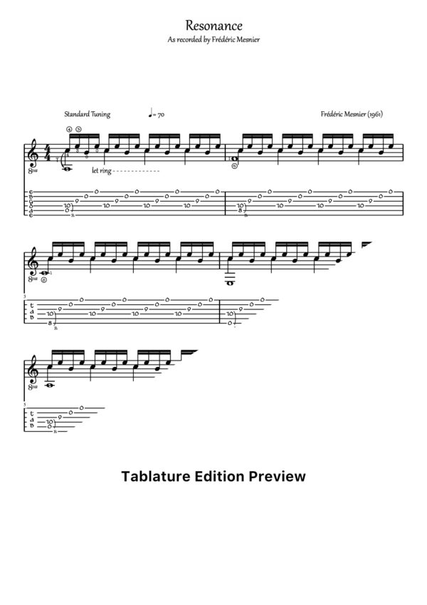 Resonance Tab