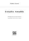 Estudio Amable - Sheet Music Cover Estudio Amable