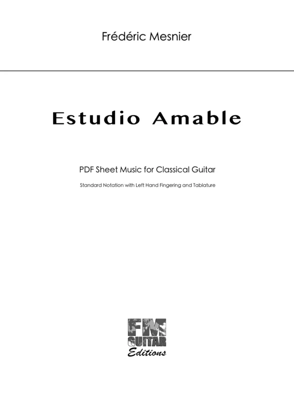 Cover Estudio Amable
