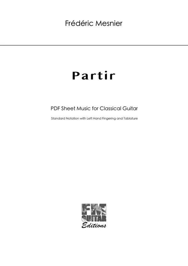 Cover Partir