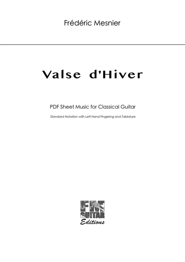 Cover Valse D Hiver