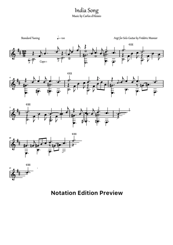 India Song Score